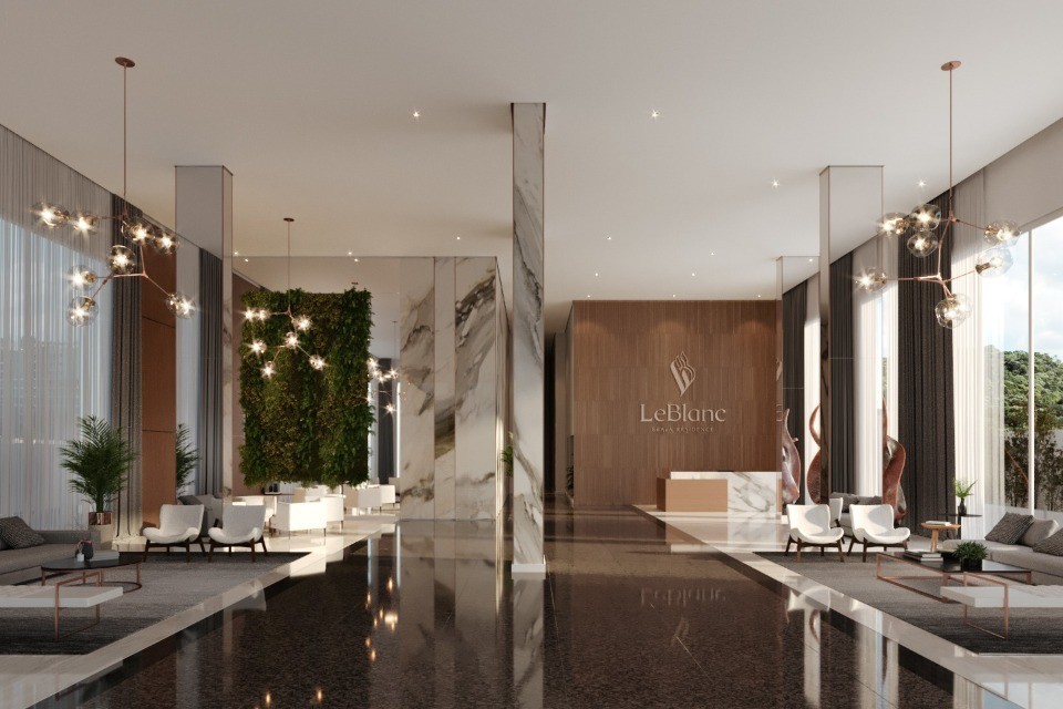 Apartamento 3 dormitórios Le Blanc Brava Résidence, Quadra Mar - Itajaí