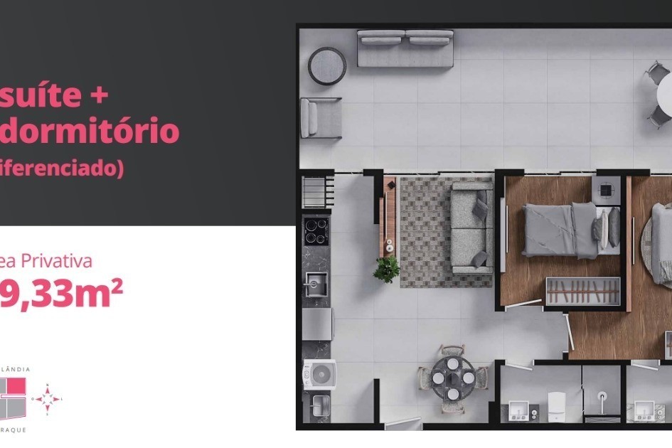 Apartamento 3 dormitórios NF Moov Home Club