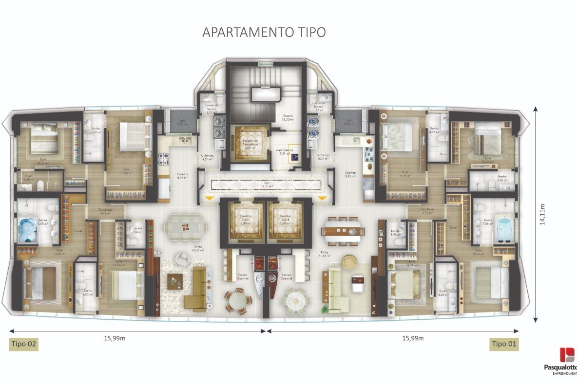 Apartamento 4 dormitórios Vitra By Pininfarina, Centro - Balneário Camboriú