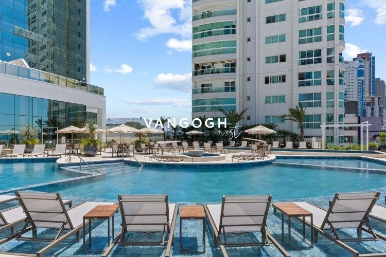 Apartamento 4 dormitórios One Tower  Residence, Frente Mar - Balneário Camboriú