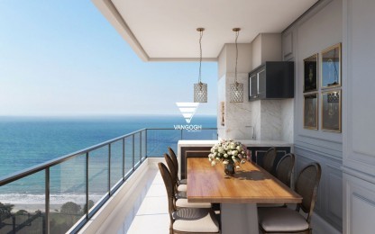 Apartamento 4 dormitórios Paramount Tower, Meia Praia - ITAPEMA