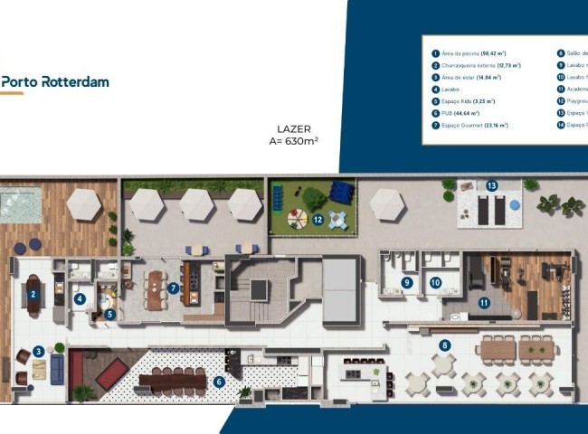 Apartamento 3 dormitórios Porto Rotterdam Residence, Centro - Balneário Camboriú