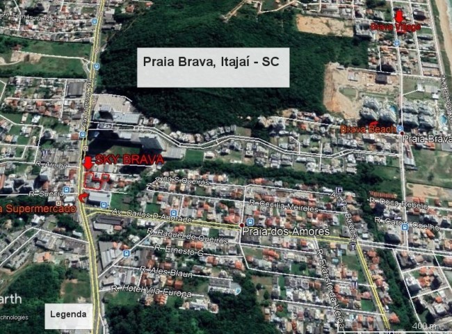 Apartamento 2 dormitórios Sky Brava Residence