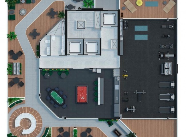 Apartamento 2 dormitórios Sky Brava Residence