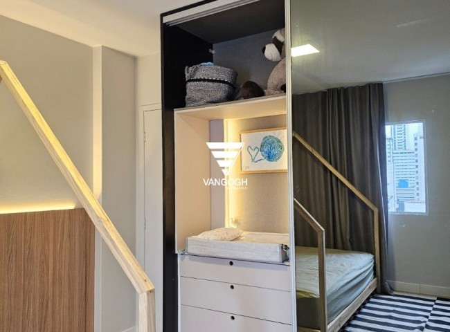 Apartamento 2 dormitórios Edifício Porto Franco, Centro - Balneário Camboriú