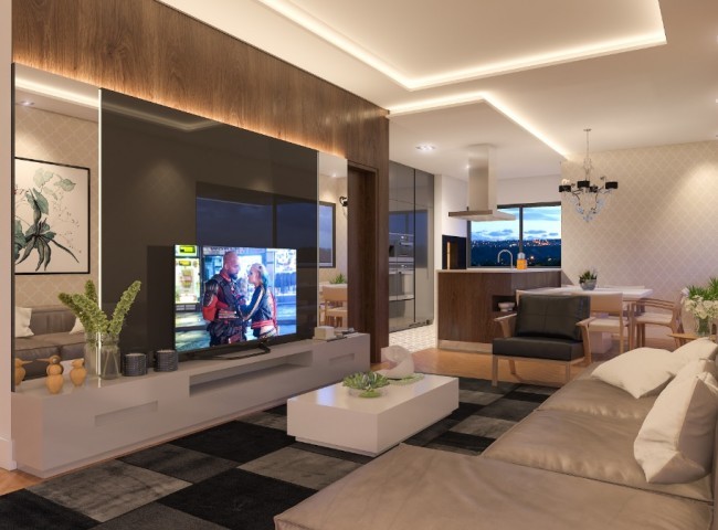 Apartamento 3 dormitórios SUN COAST RESIDENCE