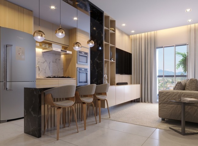 Apartamento 2 dormitórios Residencial Atalaia