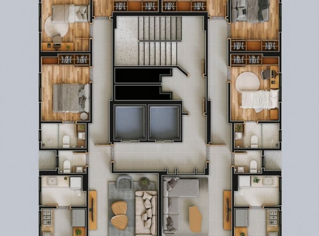 Apartamento 3 dormitórios Lagom