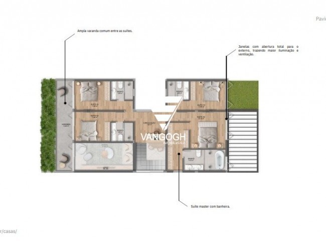 Casa 4 dormitórios Viva Park - Casas