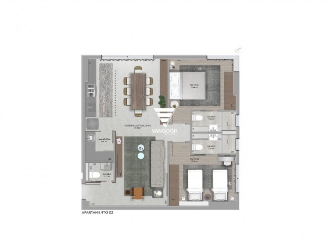 Apartamento 3 dormitórios space soul, Centro - Itajaí