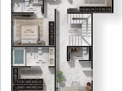 Apartamento 4 dormitórios Brava Palace Residence