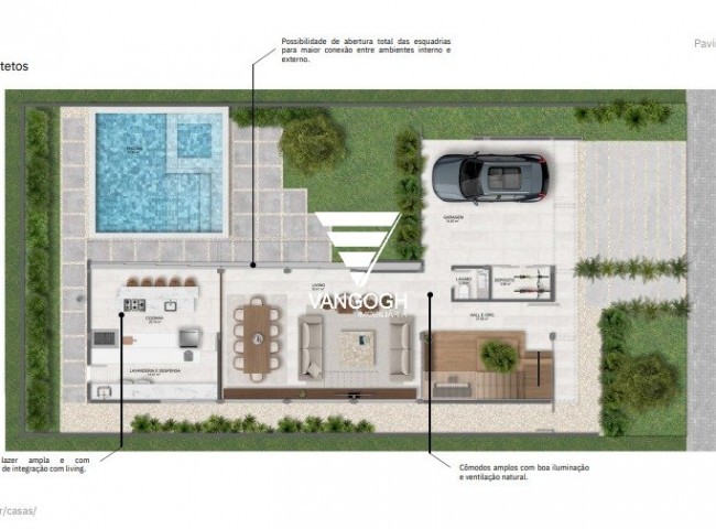 Apartamento 4 dormitórios Viva Park - Casas