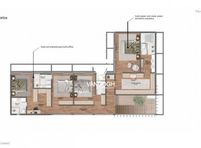 Apartamento 4 dormitórios Viva Park - Casas
