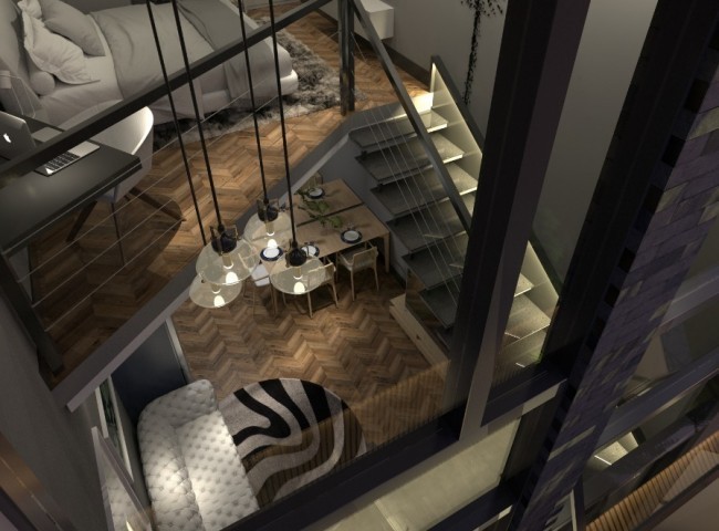 Loft 1 dormitórios Brooklyn Apartaments