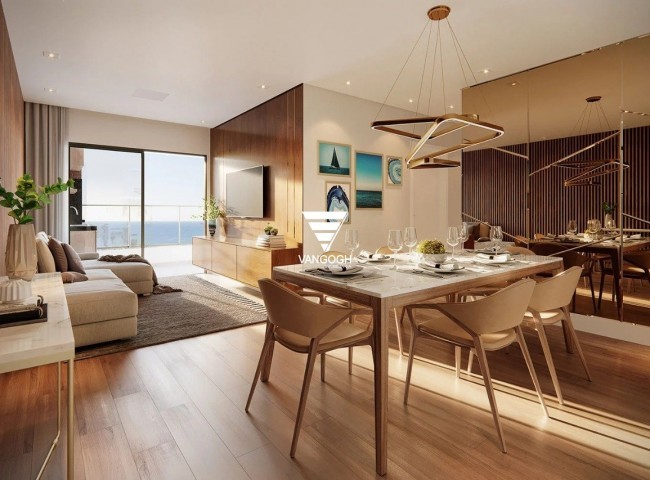 Apartamento 3 dormitórios Residencial Barra Beach