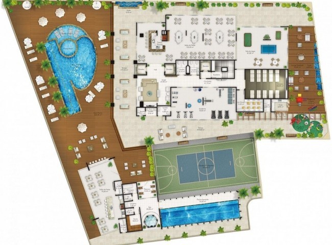 Apartamento 3 dormitórios Le Parc Residence, Centro - Balneário Camboriú