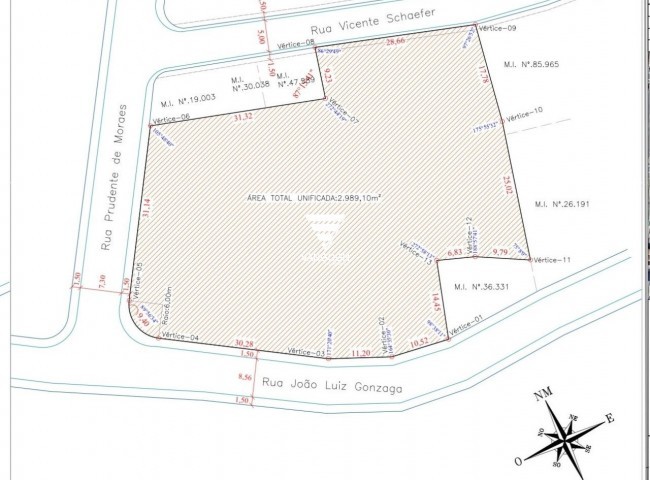 Terreno , Centro - Brusque