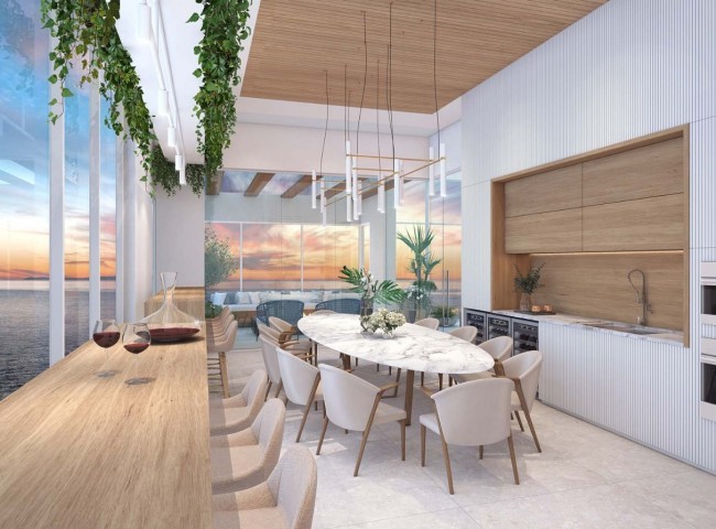 Apartamento 5 dormitórios Blue Coast Tower