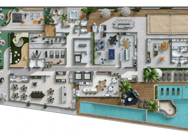 Apartamento 4 dormitórios Luminare Residencial Rausch, Barra Norte - Balneário Camboriú