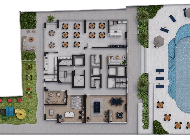 Apartamento 4 dormitórios Meridian Tower