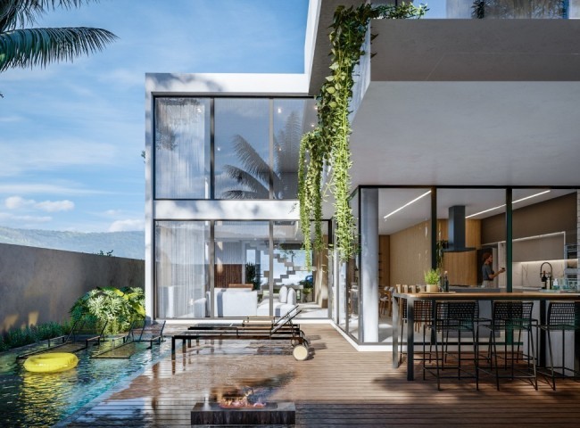 Casa em Condomínio 4 dormitórios Caledônia Private Village, Santa Regina - Camboriú