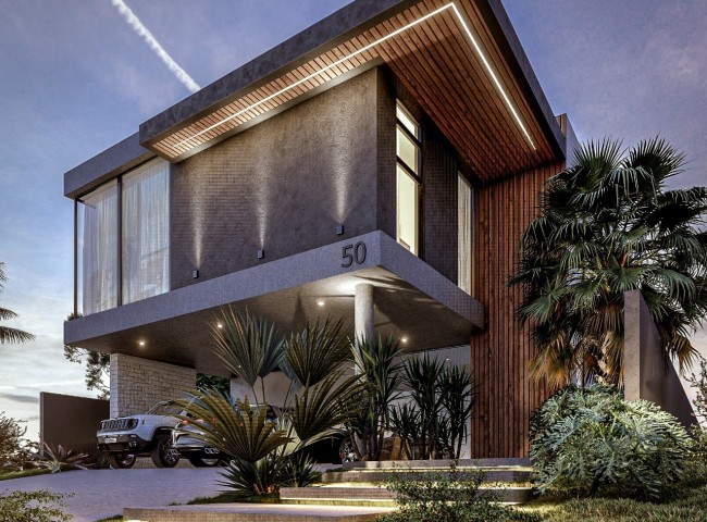 Casa em Condomínio 4 dormitórios Caledônia Private Village, Santa Regina - Camboriú