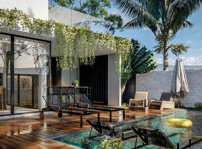 Casa em Condomínio 4 dormitórios Caledônia Private Village, Santa Regina - Camboriú