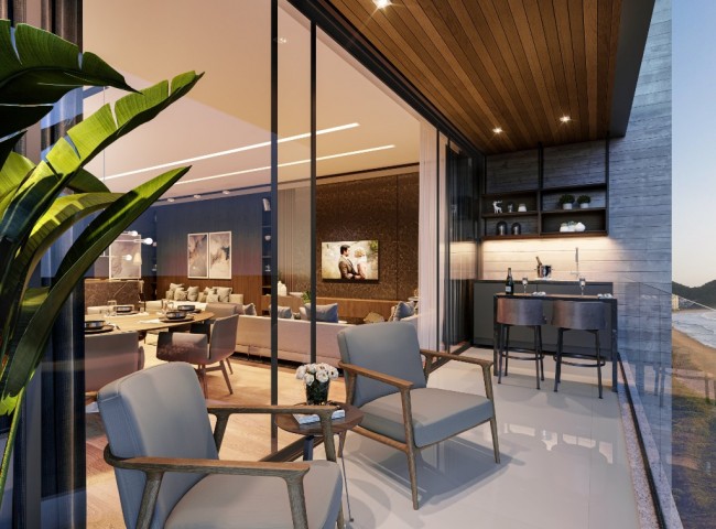 Apartamento 4 dormitórios Bay House, Praia Brava - Itajaí