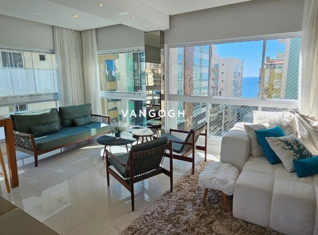 Apartamento 4 dormitórios Edficio Salinas - Quadra Mar, Meia Praia - ITAPEMA