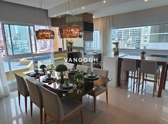 Apartamento 4 dormitórios Edficio Salinas - Quadra Mar, Meia Praia - ITAPEMA