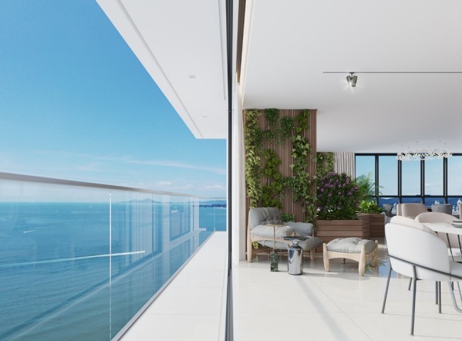 Apartamento 4 dormitórios Harmony Ocean Front, Frente Mar - Balneário Camboriú