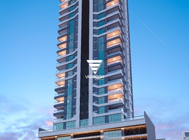 Apartamento 3 dormitórios Lê Voyage Residence, Meia Praia - ITAPEMA