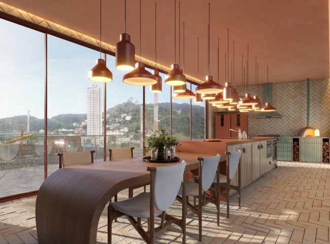 Apartamento 3 dormitórios BRAVA OCEAN HOME CLUB