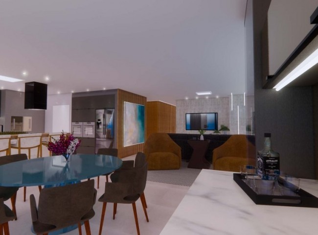 Apartamento 4 dormitórios Copenhagen, Frente Mar - Balneário Camboriú