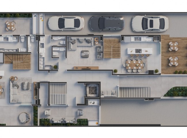 Apartamento 3 dormitórios Kandai Brava