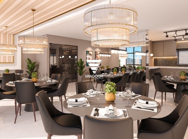 Apartamento 3 dormitórios Lê Voyage Residence, Meia Praia - ITAPEMA