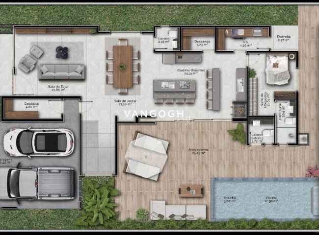 Casa em Condomínio 4 dormitórios Parque do Lago, Centro - Camboriú