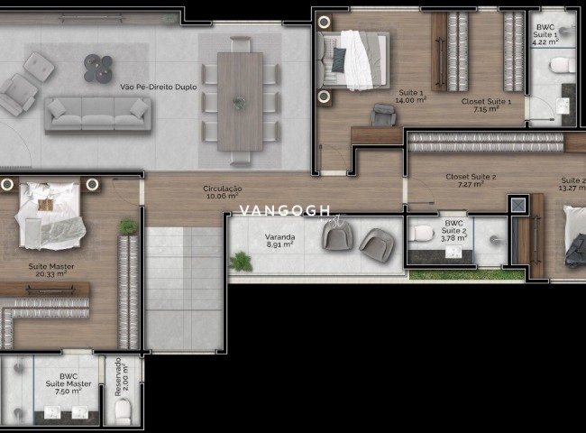 Casa em Condomínio 4 dormitórios Parque do Lago, Centro - Camboriú